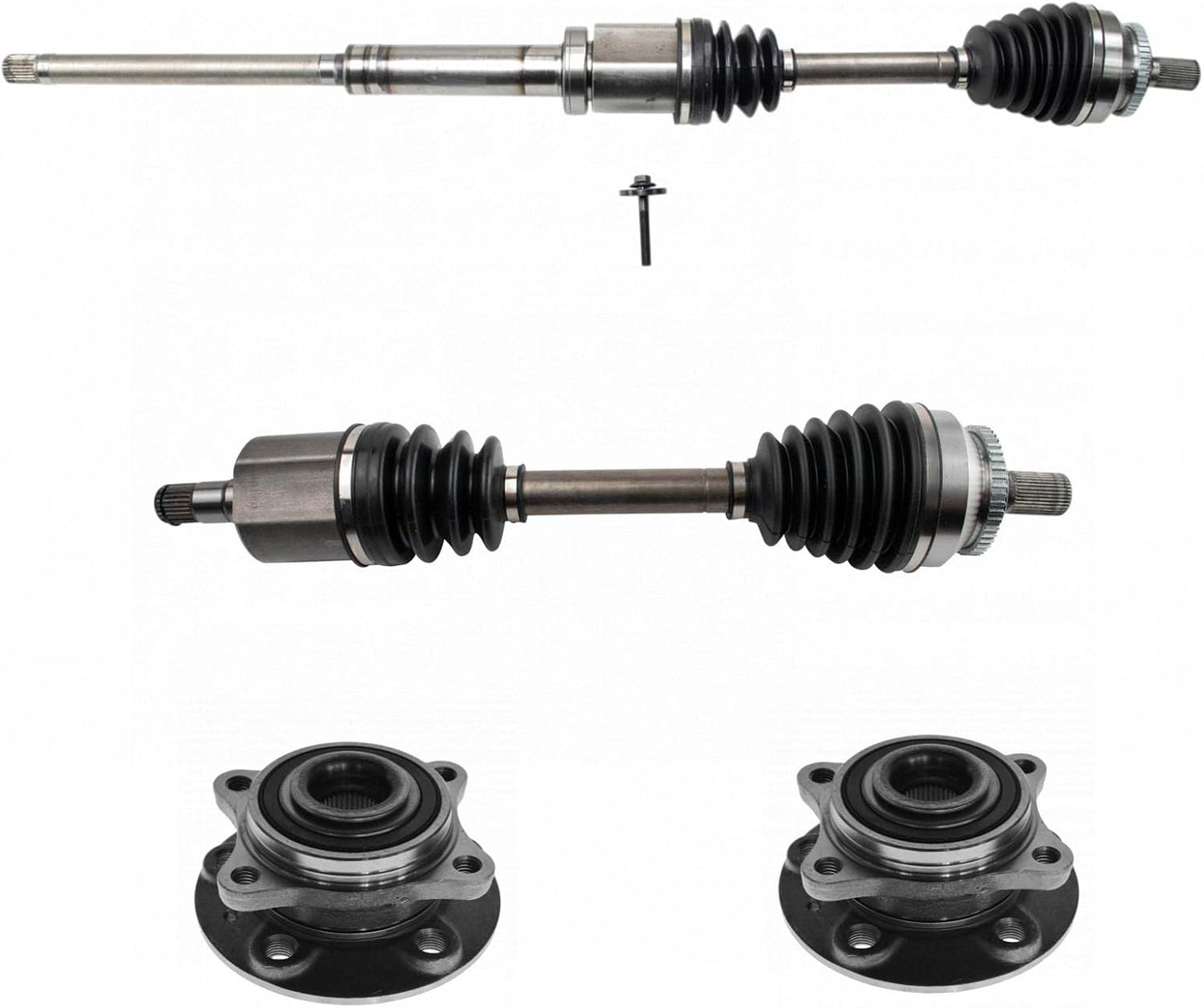 TRQ Front Driver & Passenger Side Drivetrain Kit for Volvo V70