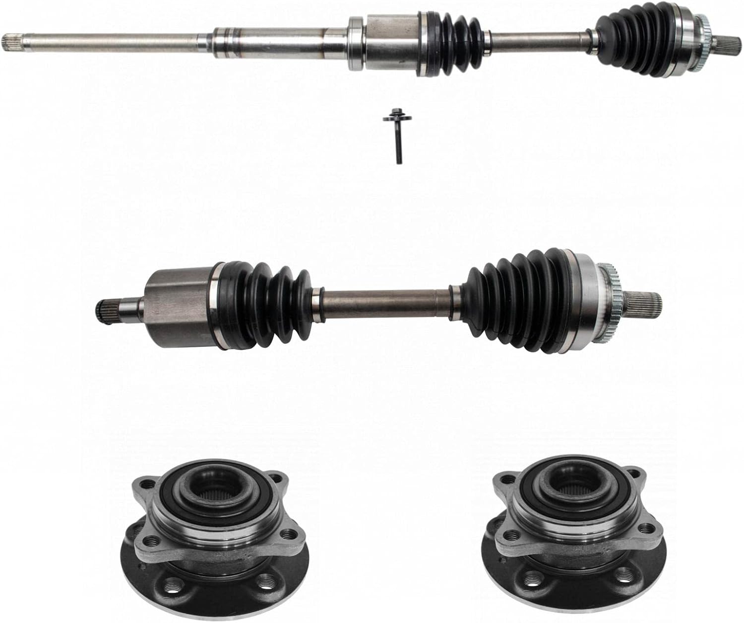 TRQ Front Driver & Passenger Side Drivetrain Kit for Volvo V70
