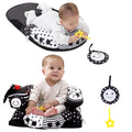 Baby Tummy Time Mat & Seated Support Pillow - Dual Use Infant Playmat