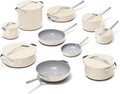 Caraway 24-Piece Nonstick Ceramic Cookware Set - Cream