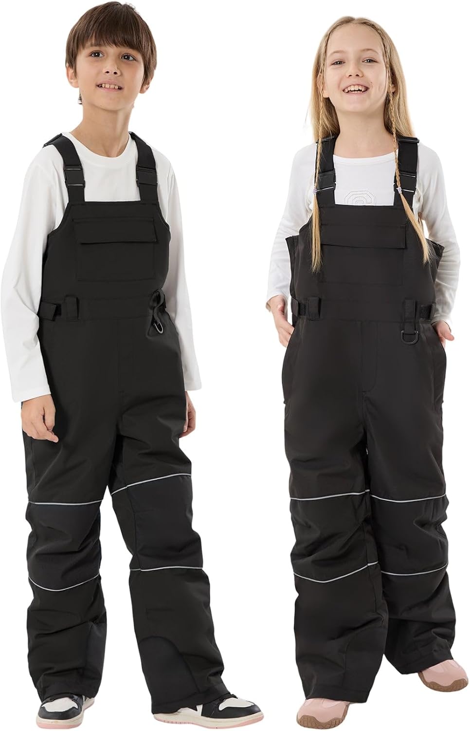 Kids Snow Bibs for Boys and Girls - Insulated Ski Pants