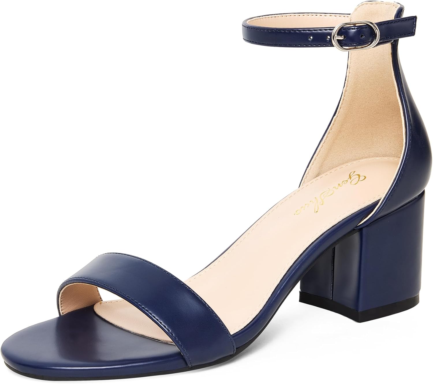 GENSHUO Women's Low Kitten Heel Sandals for Every Occasion
