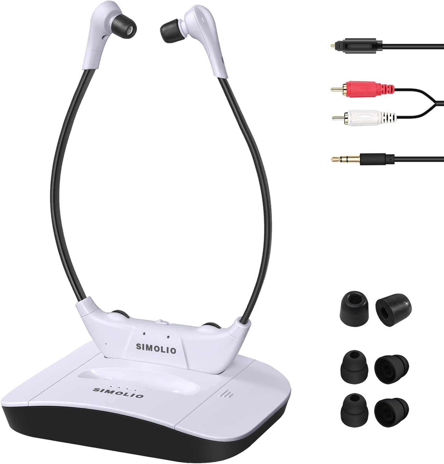 Enhanced TV Listening: SIMOLIO Dialog Clarity Headphones