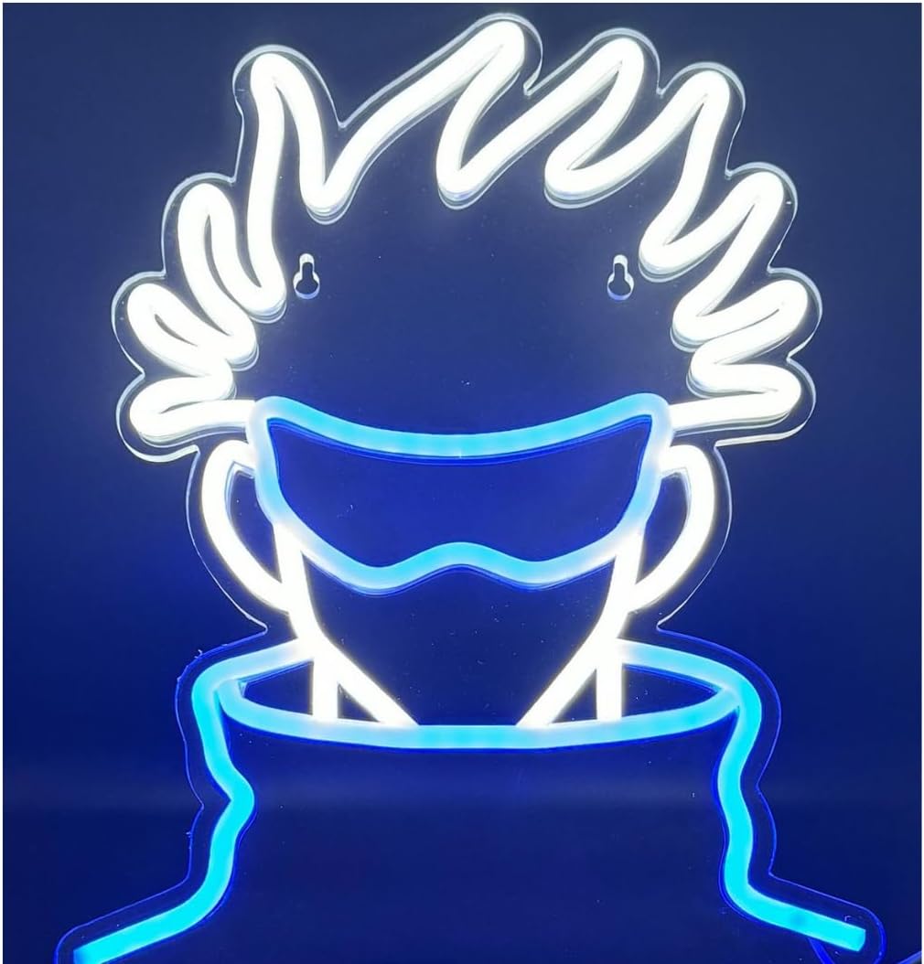 LED Gojo Wall Art Light - Handmade Japanese Neon Sign Decor