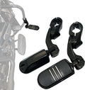 1.25ft Highway Pegs Adjustable Motorcycle Footpegs - Angled Comfort