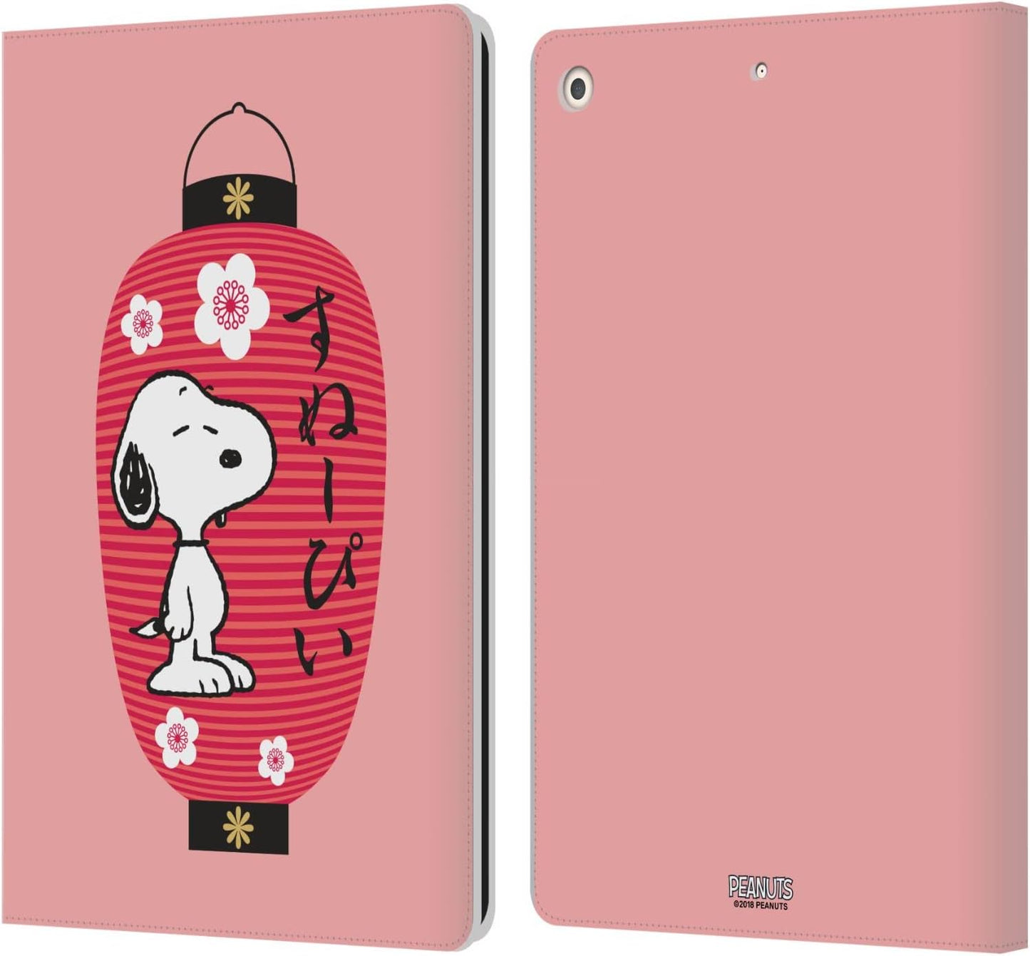 Peanuts Lantern Snoopy Leather Wallet Case for iPad 10.2 2019