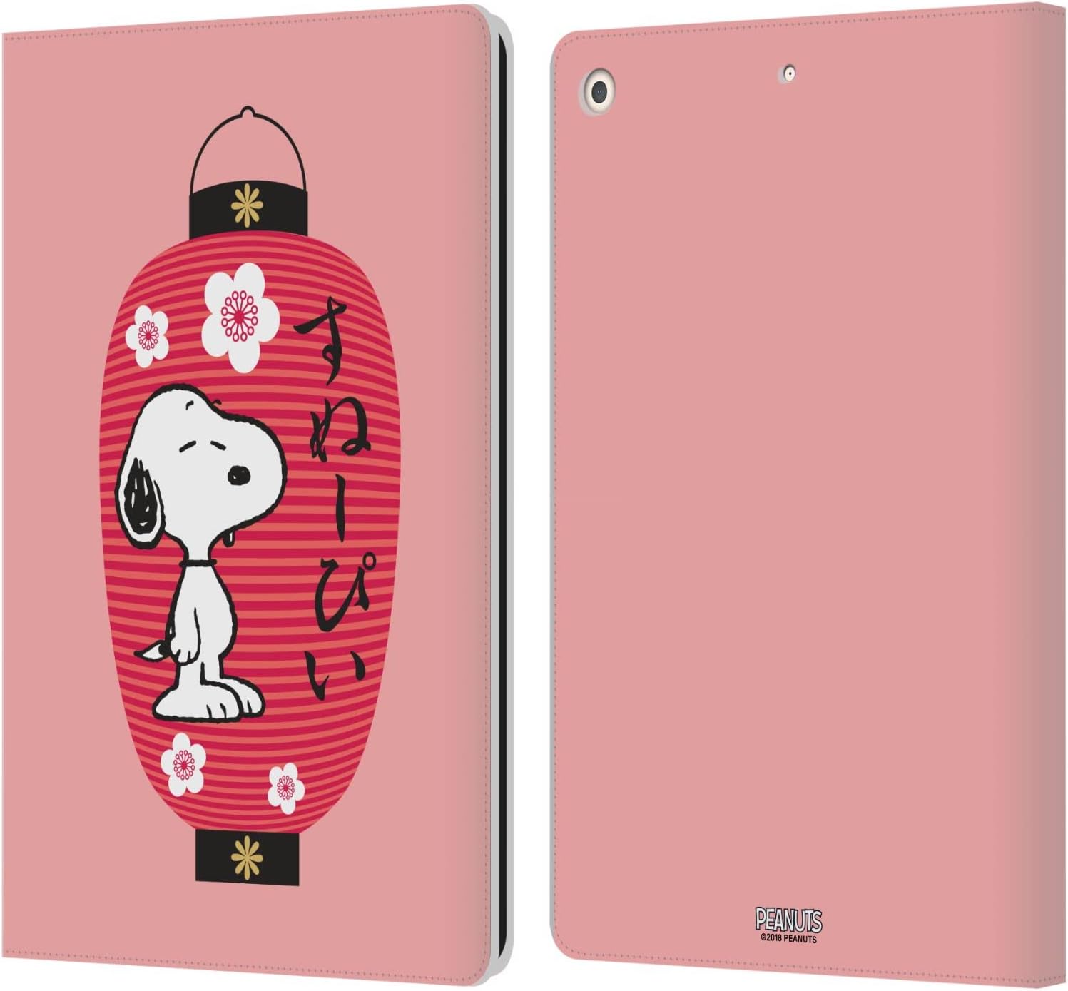 Peanuts Lantern Snoopy Leather Wallet Case for iPad 10.2 2019