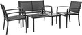 Devoko Outdoor Furniture Set 4 Piece Patio Conversation Set - Compact