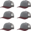 Richardson 112 Classic Six-Panel Adjustable Snapback Trucker Cap refer