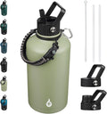 BJPKPK 2/3 Gallon Insulated Water Bottle with Straw Lid - Keeps Drinks