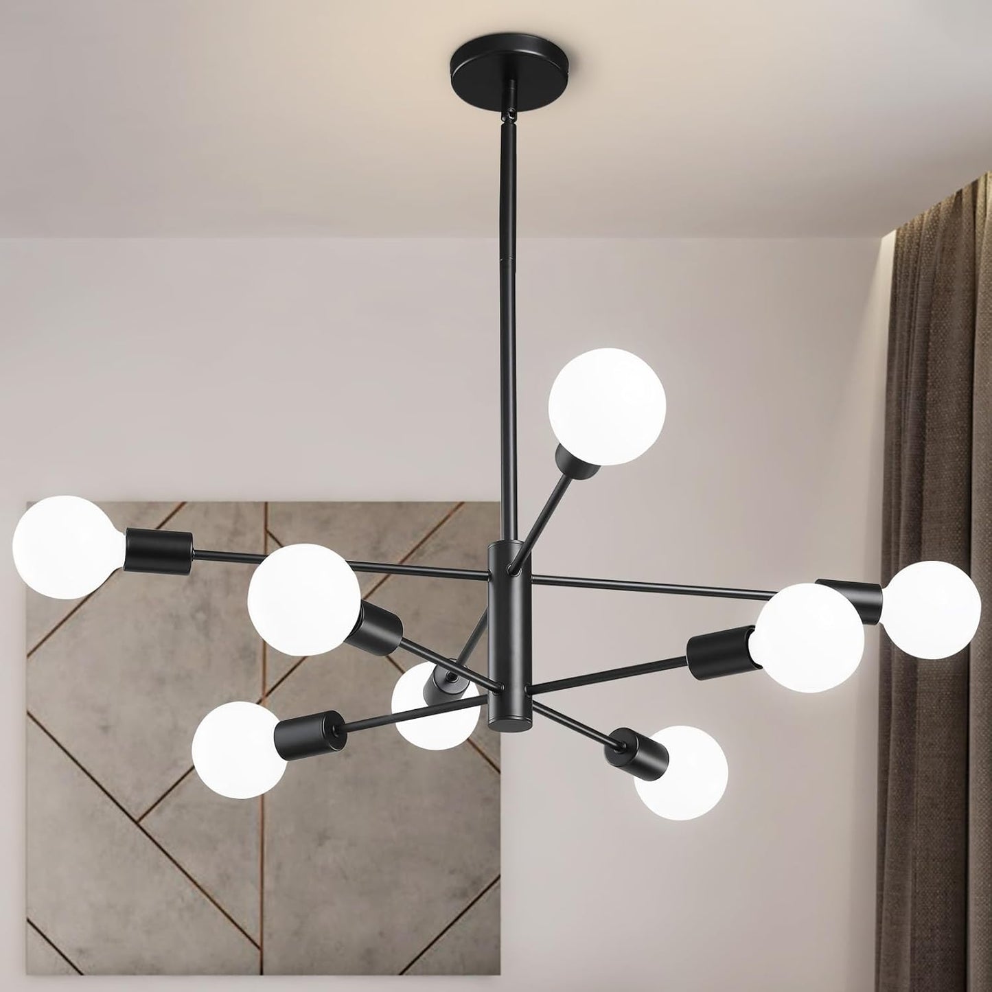 Modern Sputnik Chandeliers Light for Dining Room and Kitchen