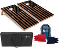 Regulation 4ft x 2ft Solid Wood Cornhole Boards - Complete Set