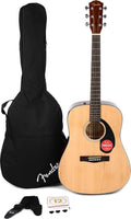 Fender CD-60S Dreadnought V2 Pack Acoustic Guitar - Classic Tone
