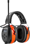 HP033 Pro Bluetooth 5.3 AM FM Radio Headphones - Rechargeable Safety