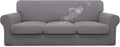 100% Dual Waterproof 4-Piece Stretch Sofa Cover for 3 Cushions