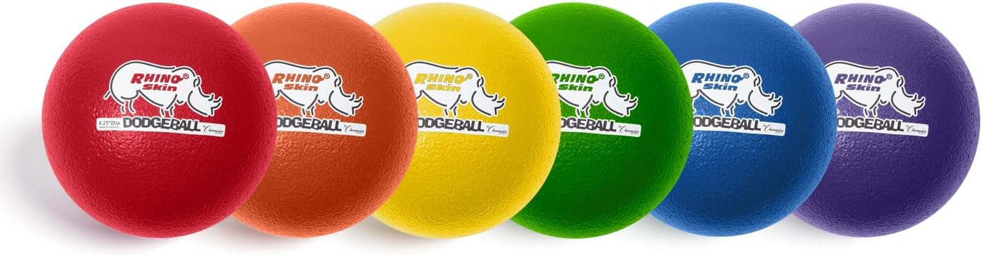 Champion Sports Rhino Skin Low Bounce Dodgeball Sets for All Ages