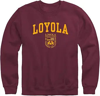 Loyola University Crewneck Sweatshirt for College Pride