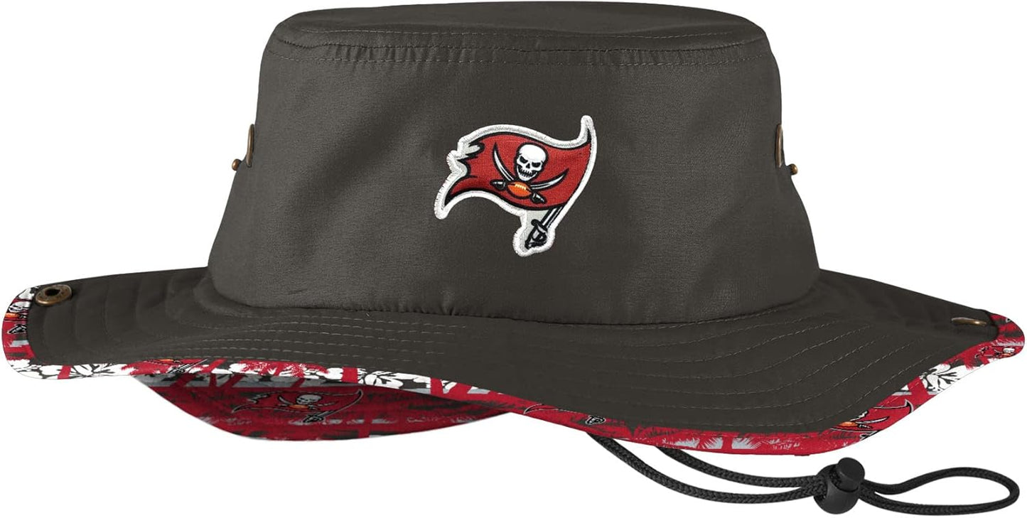 NFL Team Logo Solid Hybrid Sport Outdoor Sun Bucket Boonie Hat