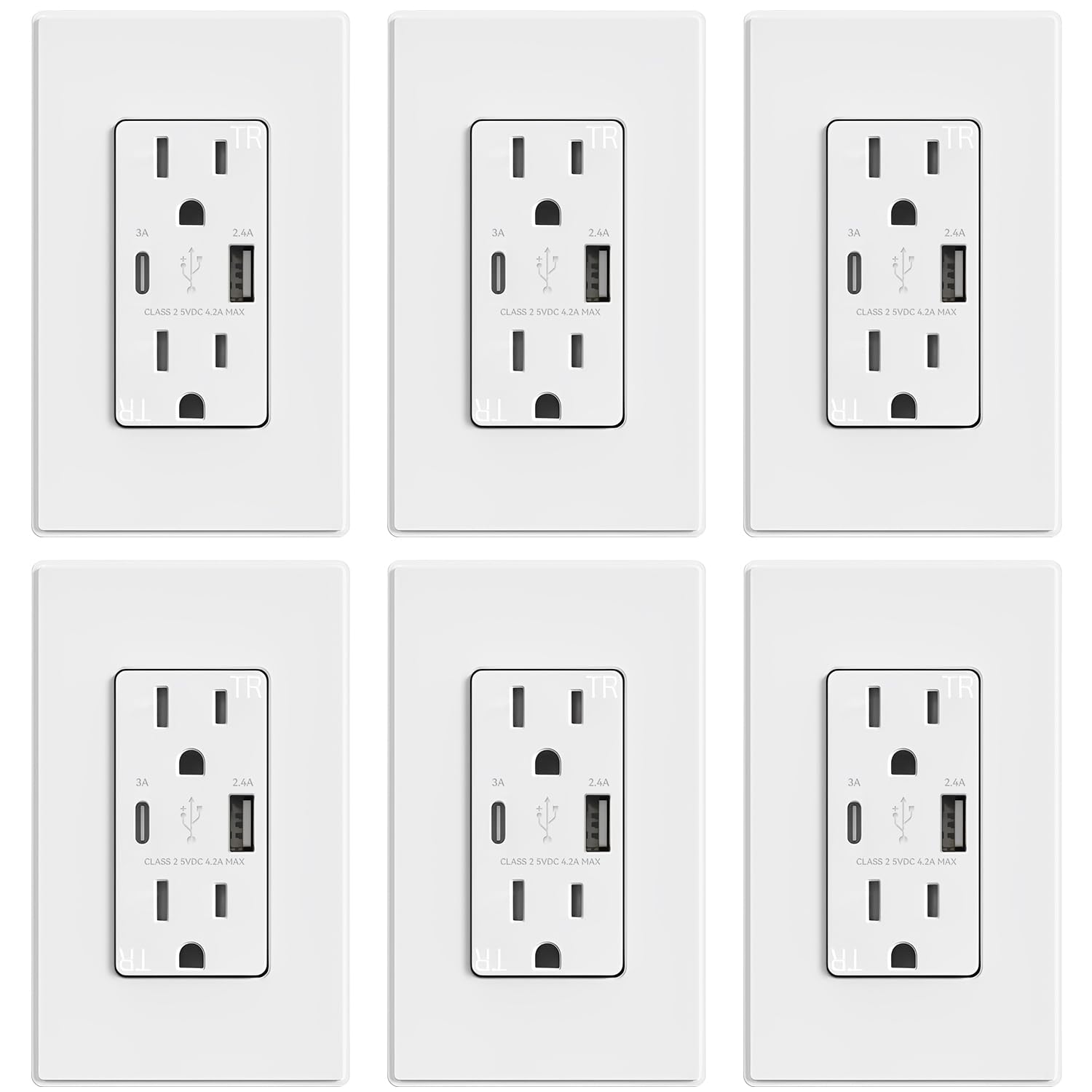 ELEGRP USB Outlets with High-Speed Charging for Your Devices