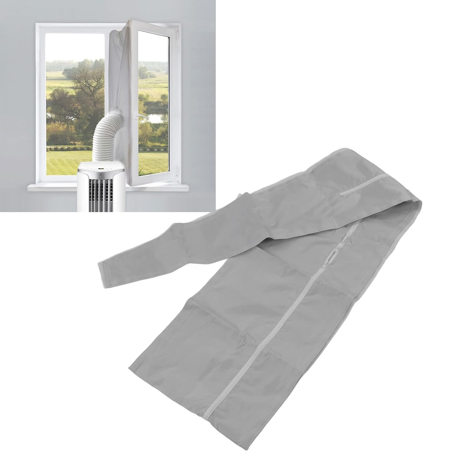 Universal AC Window Sealing Cloth - Easy Install, Cool Comfort