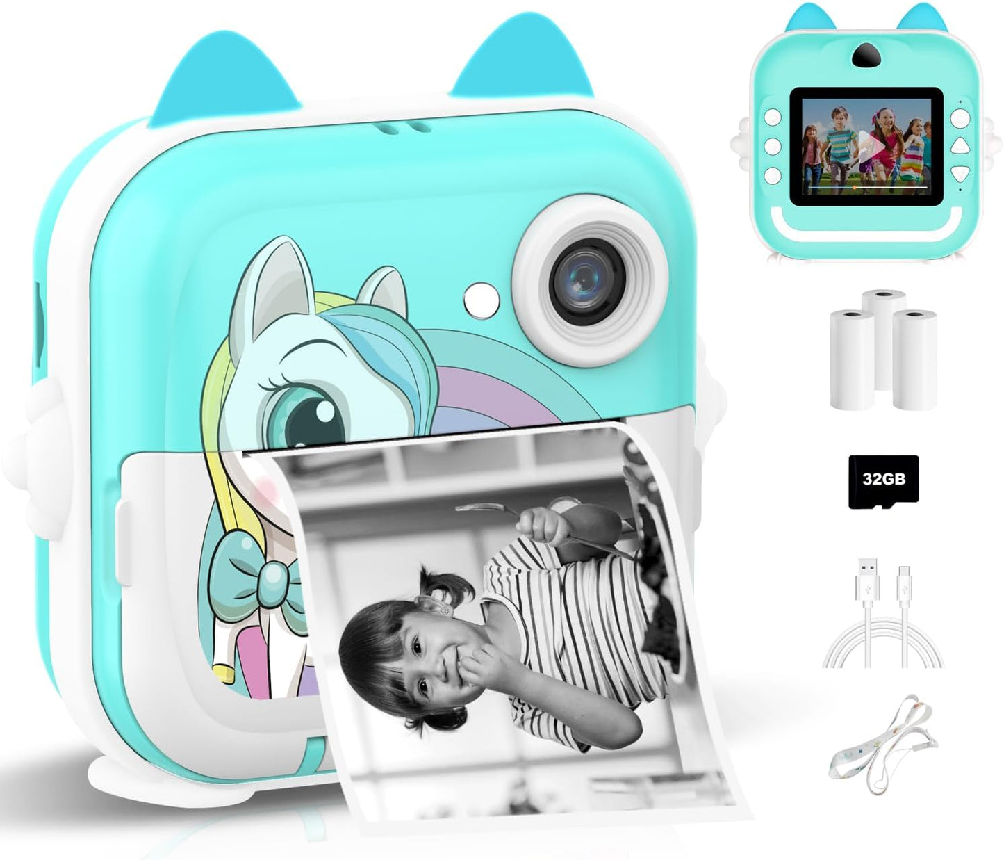 Kids Instant Camera - Capture Fun Moments Anywhere!