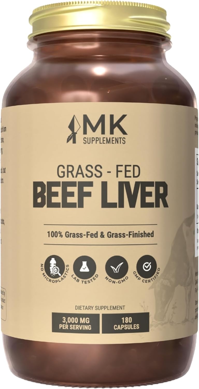 Grass Fed Beef Liver Capsules for Optimal Health Benefits