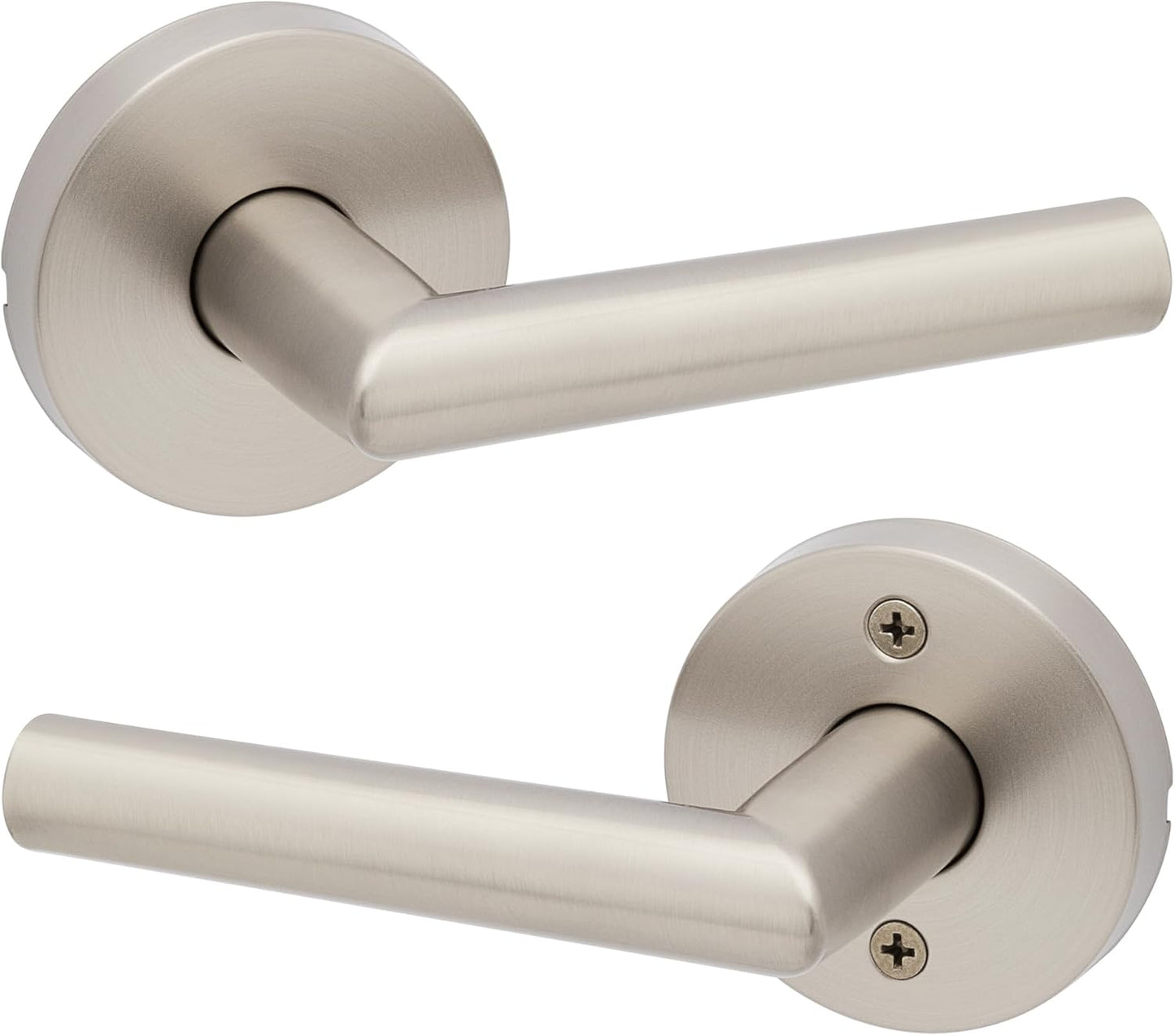 Kwikset Milan Interior Passage Door Handle for Closets and Halls