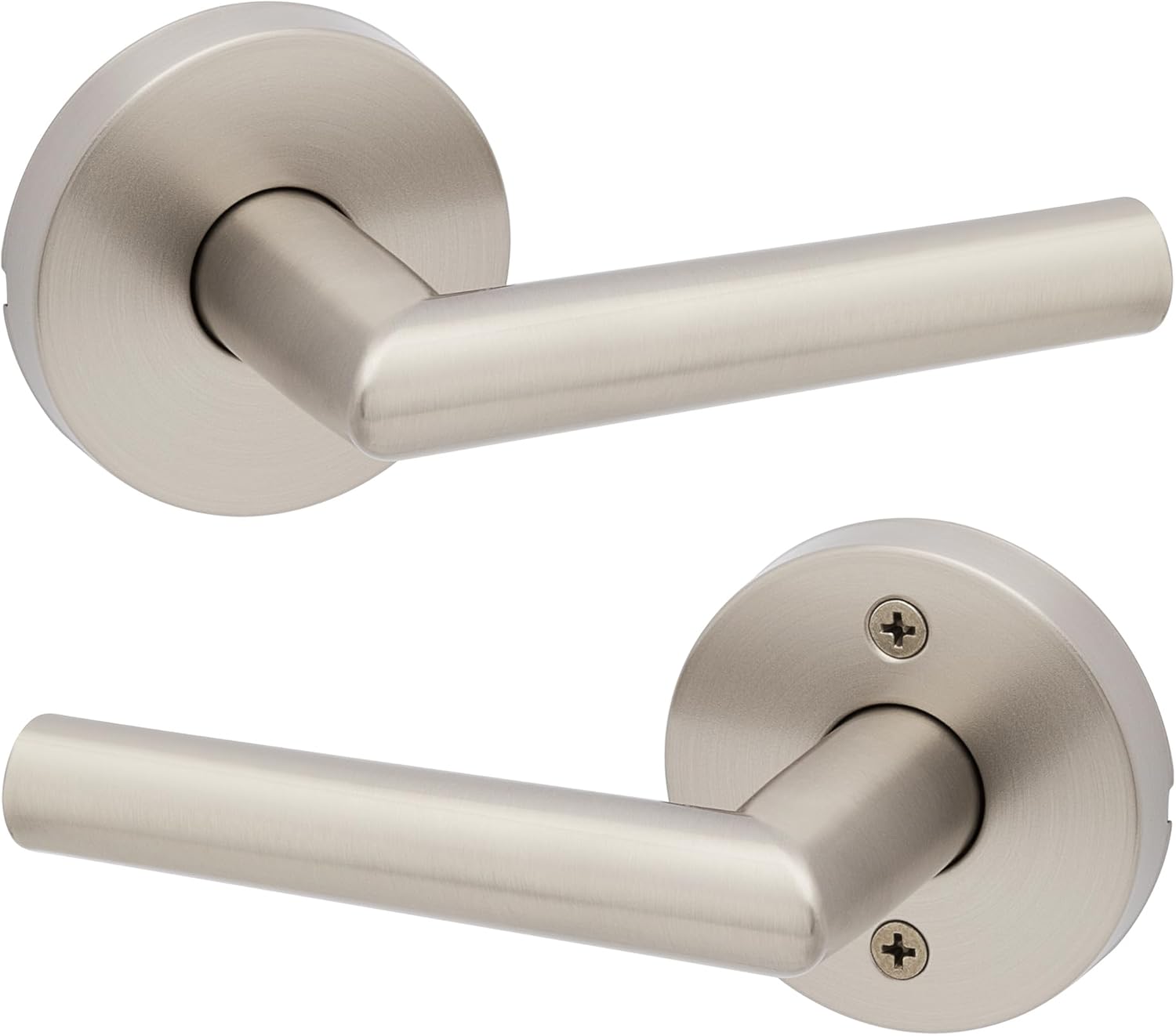 Kwikset Milan Interior Passage Door Handle for Closets and Halls