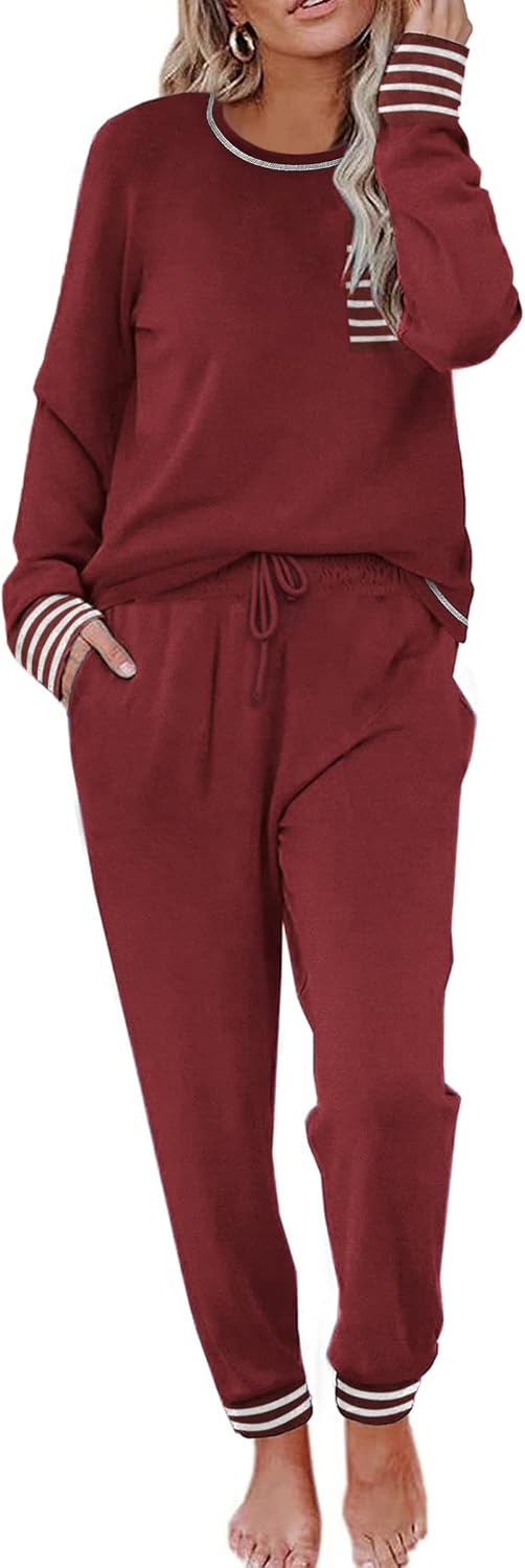 Ekouaer Pajamas Women's Long Sleeve Pj Set for Ultimate Comfort