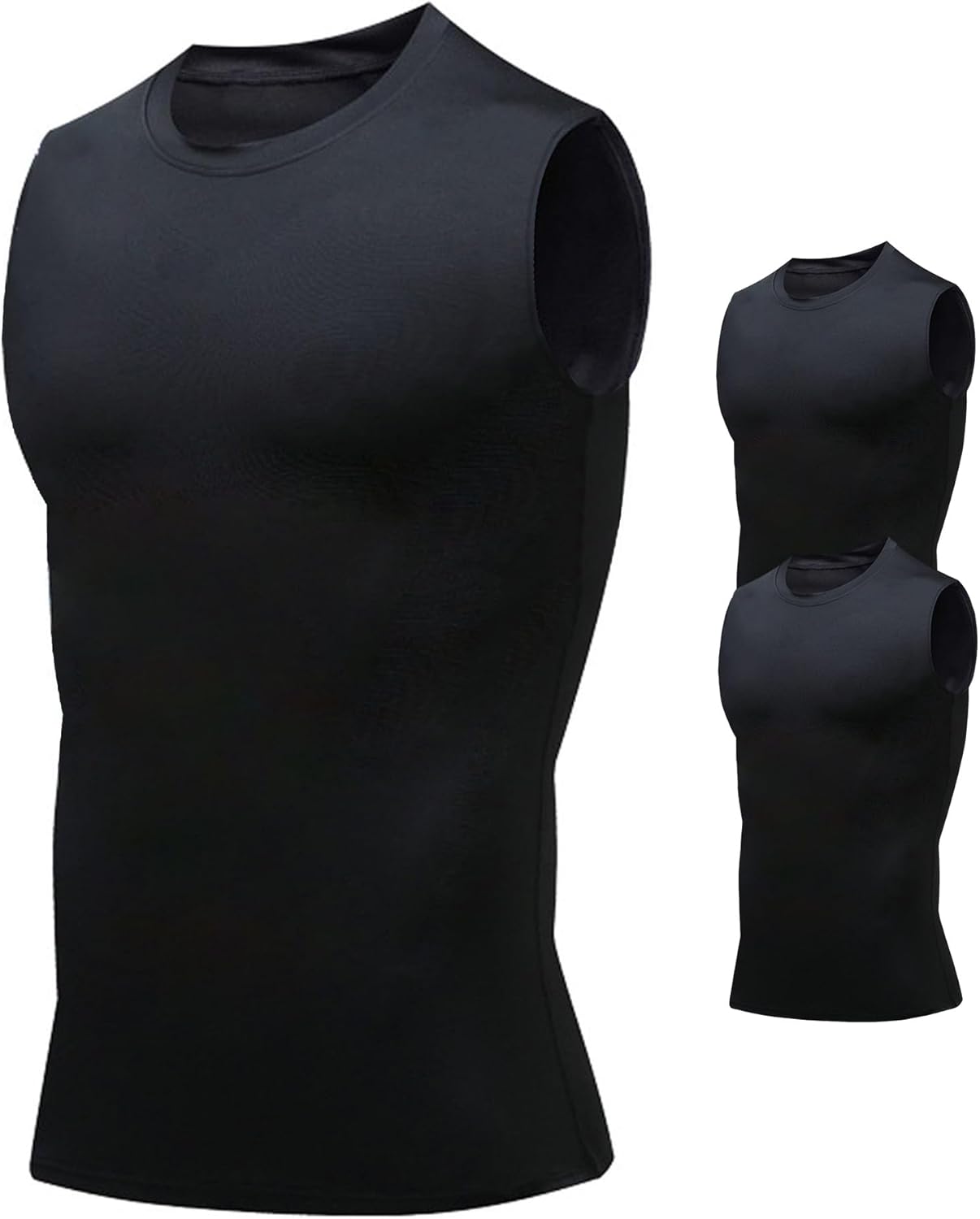 Compression Shirt Men Slimming Body Shaper Vest for Workouts