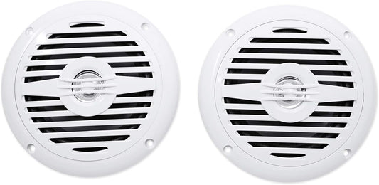 Rockville 400W Waterproof Marine Speakers - Clear Boat Sound