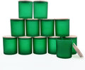 SHOWIN 14 OZ Thick Candle Jars for Making Candles - 12 Pack