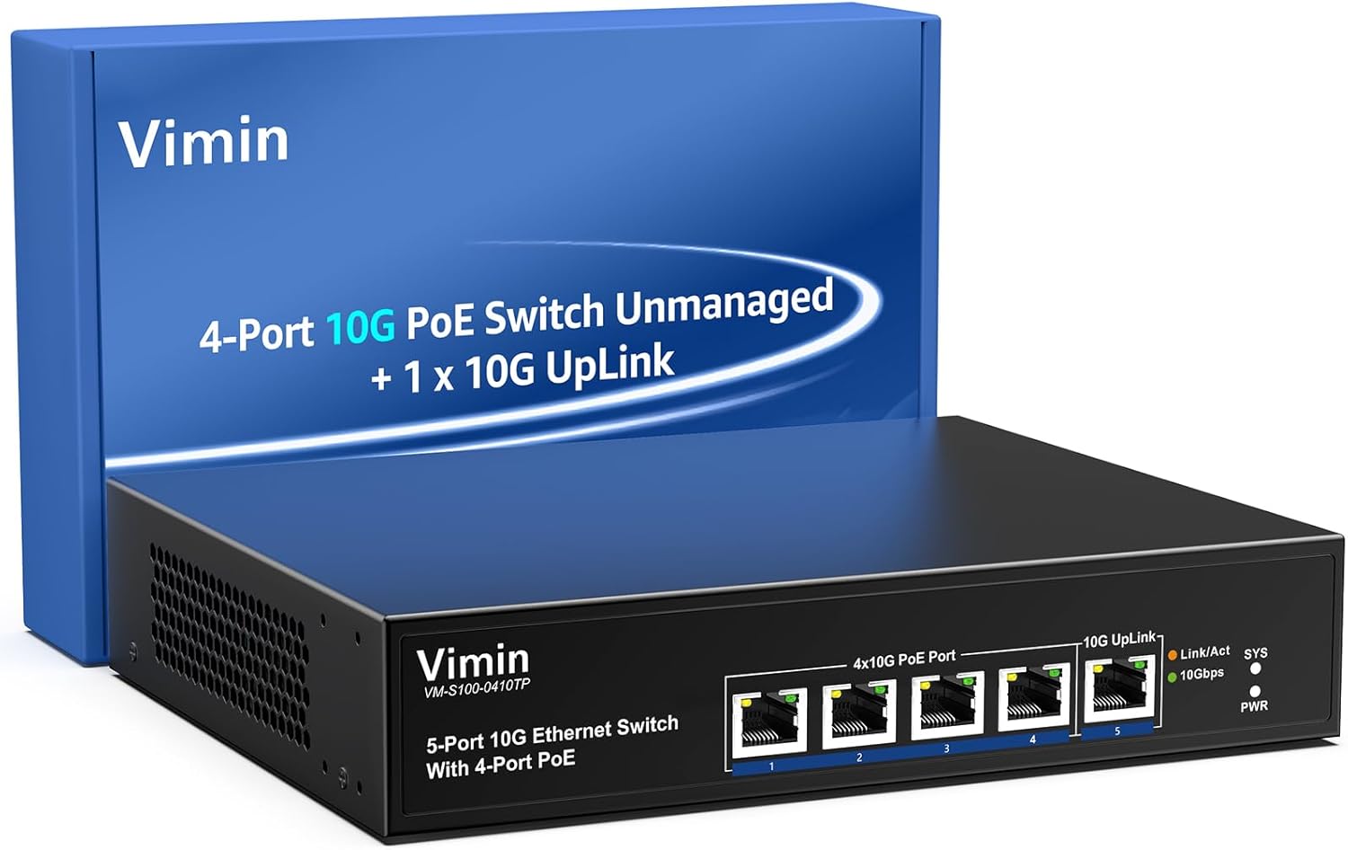 4-Port 10G PoE Switch for High-Speed Networking Needs