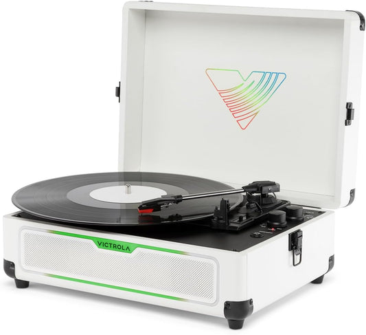 Victrola Journey Glow Illuminated Suitcase Record Player Review