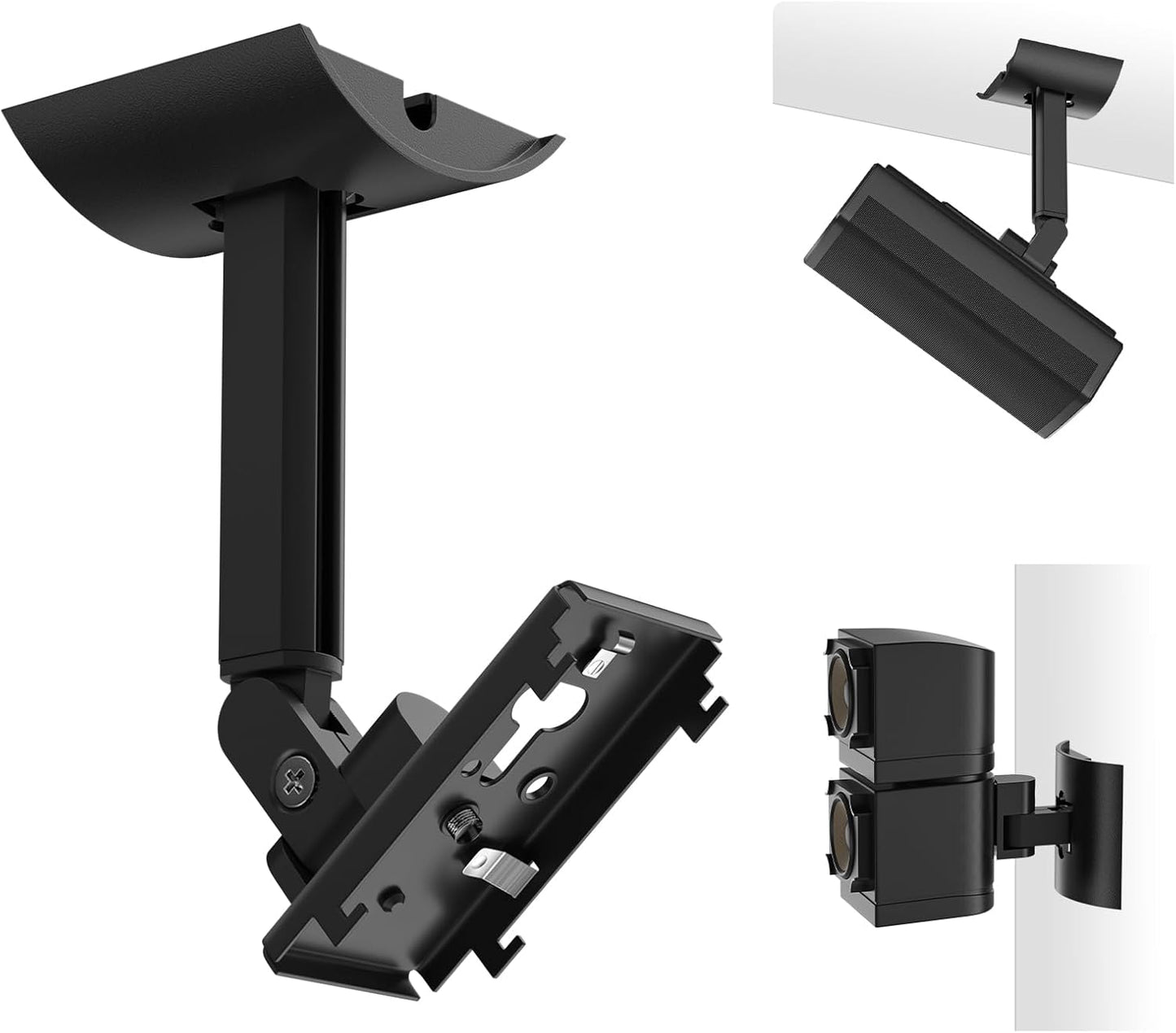 Adjustable Speaker Wall Mount for Bose Cube Speaker - 2 Pack