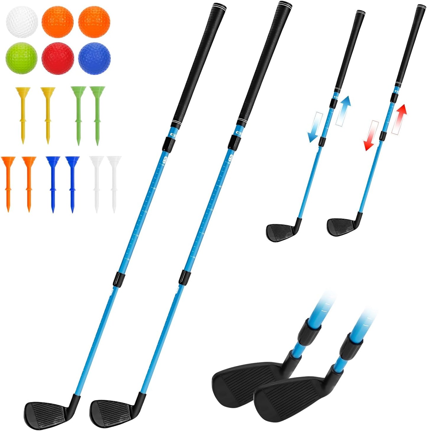 Adjustable Golf Club Set for Fun Training
