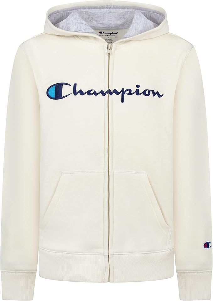 Champion Boys Fleece Hooded Zip Up Sweatshirt for Kids Clothes