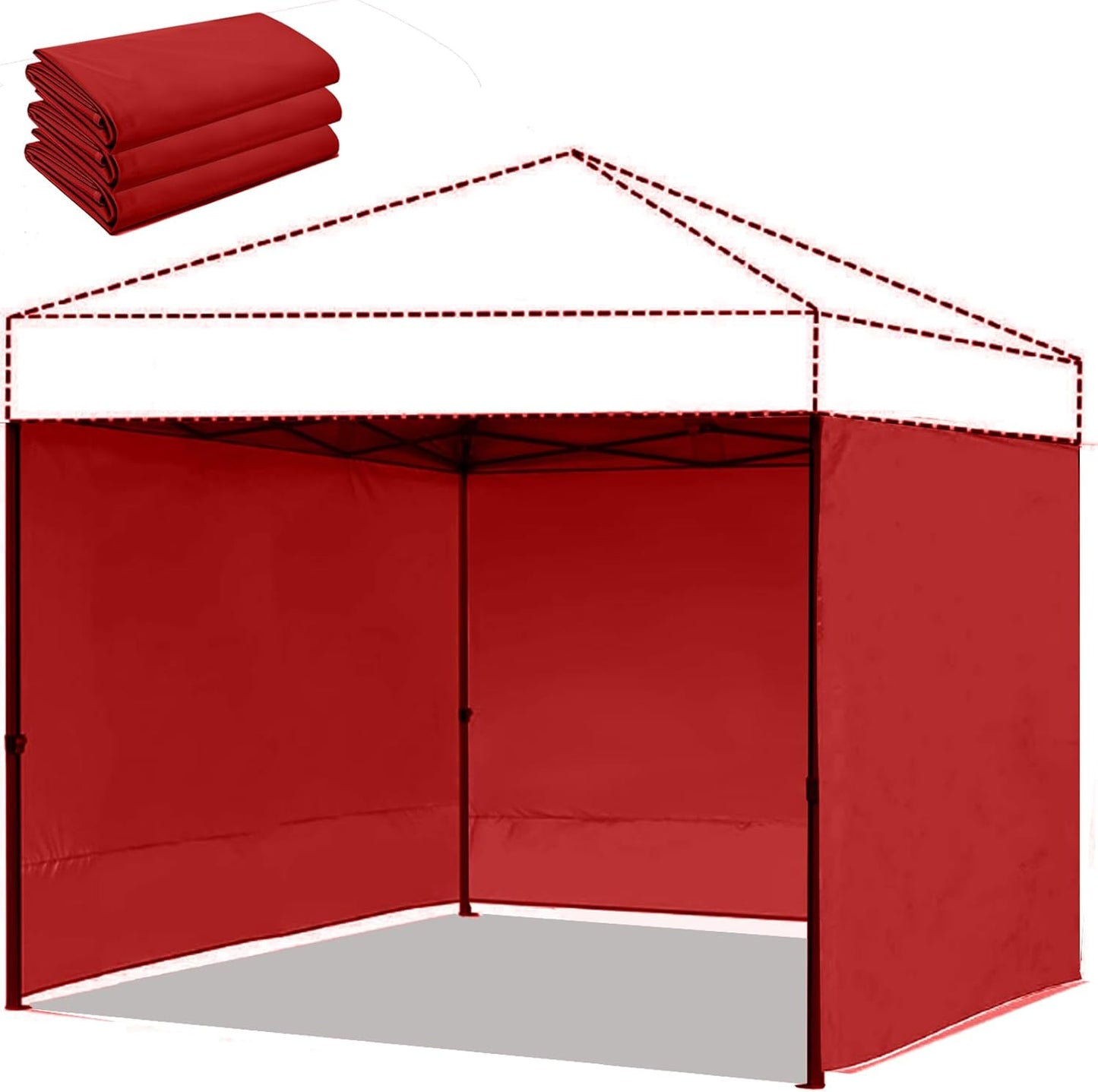10x10 FT Instant Canopy Tent Sidewall for Outdoor Events