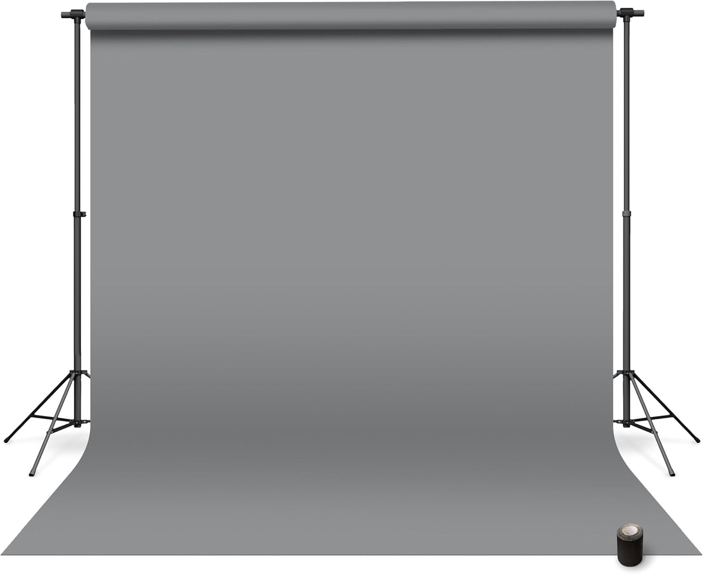 Seamless Paper Backdrop for Photoshoot - Medium Gray Roll
