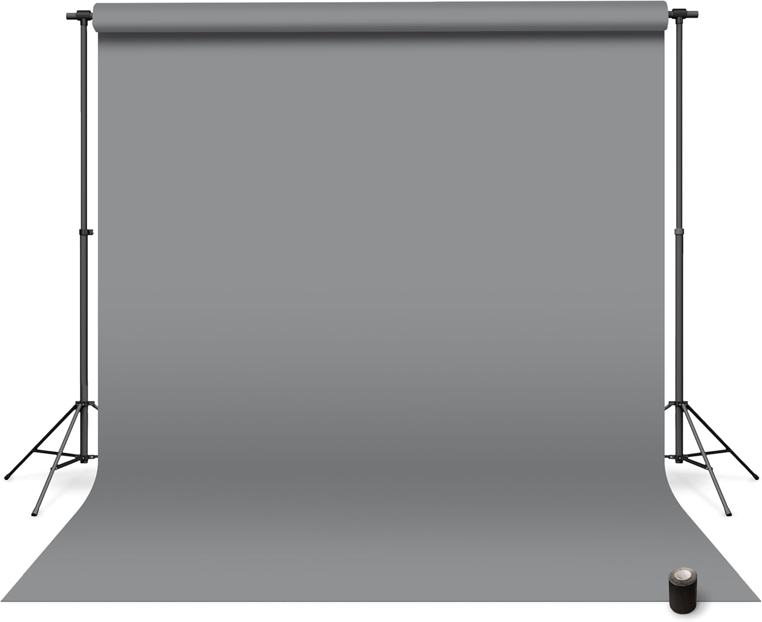 Seamless Paper Backdrop for Photoshoot - Medium Gray Roll