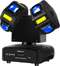 Moving Head DJ Light Mini Double Heads 10 LED RGBW Beam - Party Ready