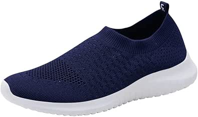 konhill Men's Athletic Walking Shoes - Lightweight Slip on Sneakers