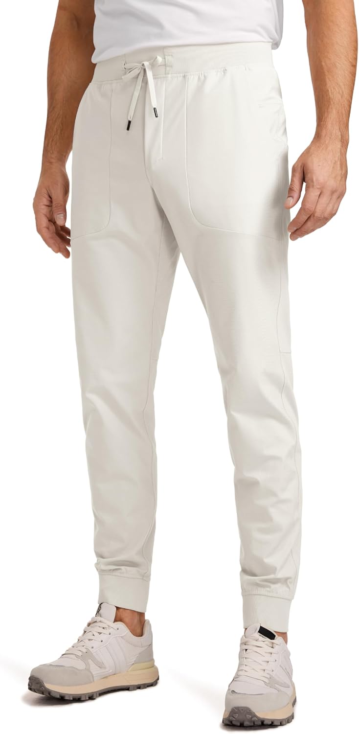 CRZ YOGA All Day Comfy Golf Joggers for Men - Quick Dry Pants