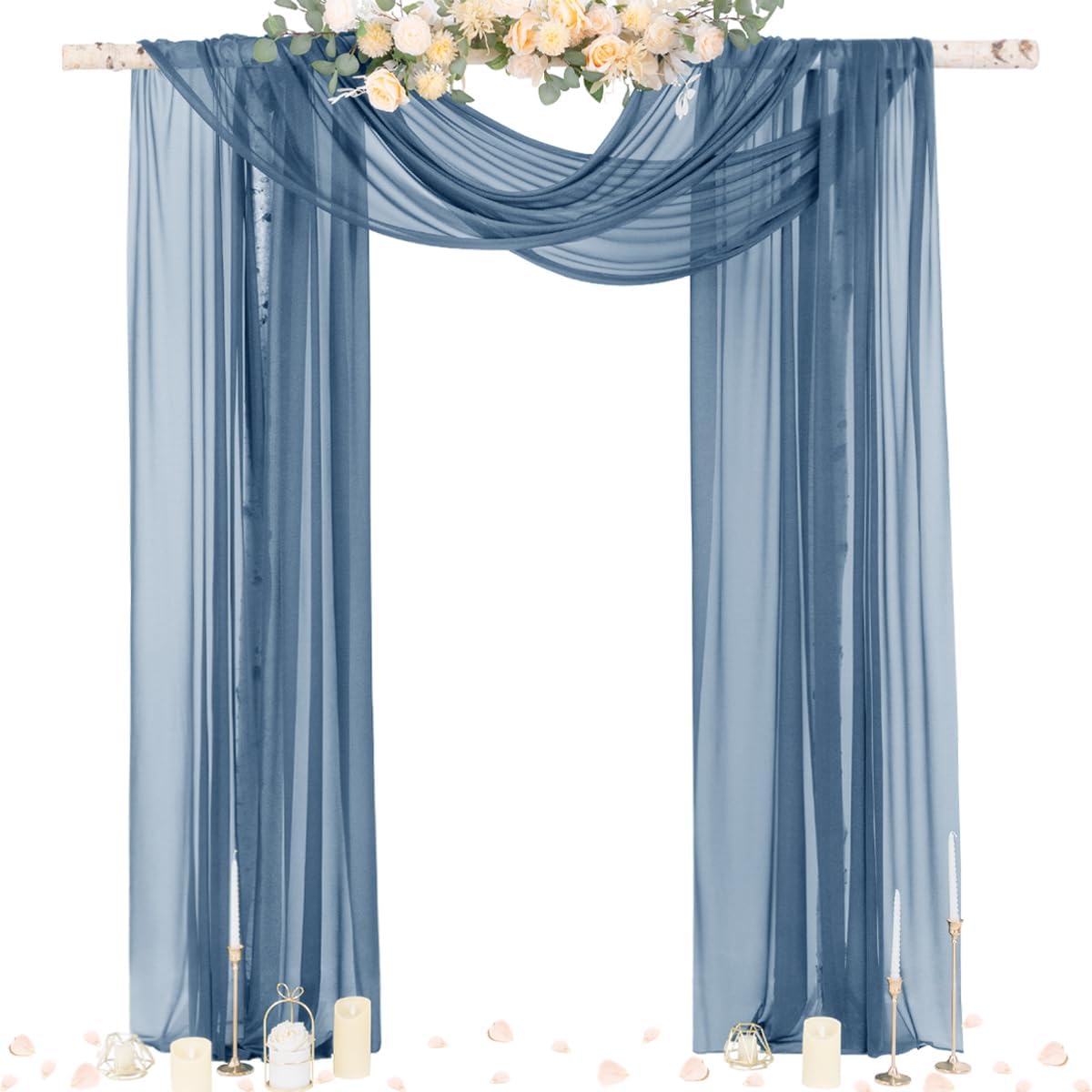 Socomi Wedding Arch Draping Fabric for Elegant Ceremony Decor