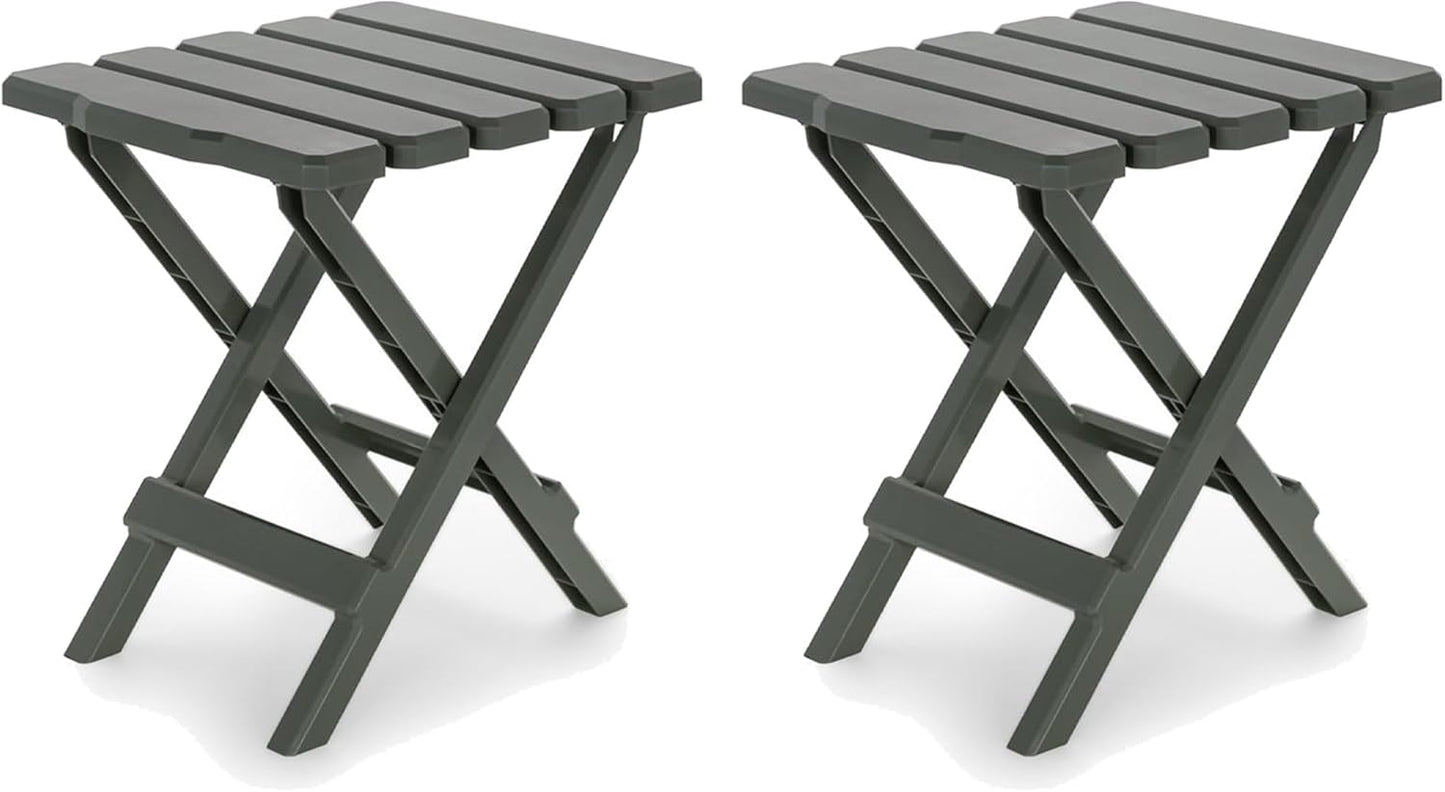 Camco 2-Pack Sage Outdoor Folding Tables