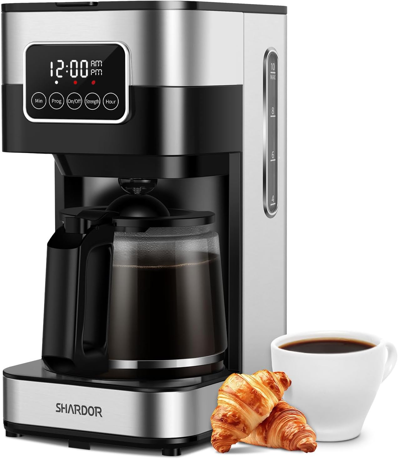 SHARDOR 10-Cup Programmable Coffee Maker for Home and Office