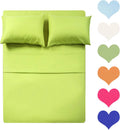Best Season 400 Thread Count Cotton Full Size Sheet Set - Light Green