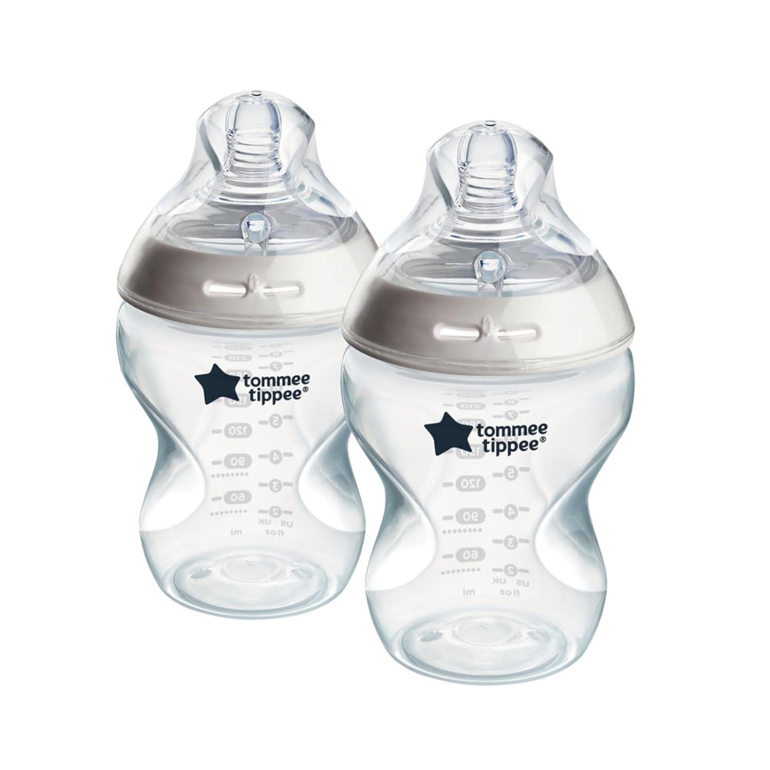 Tommee Tippee Anti-Colic Baby Bottles - Self-Sterilizing 9oz 2-Pack