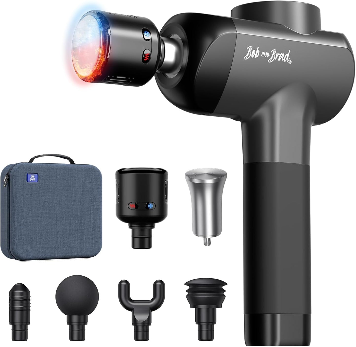 Bob and Brad X6 Pro Max Massage Gun with Heat-Cold Therapy