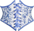 Scarlet Darkness Corset Belt for Women Floral Lace Up Underbust